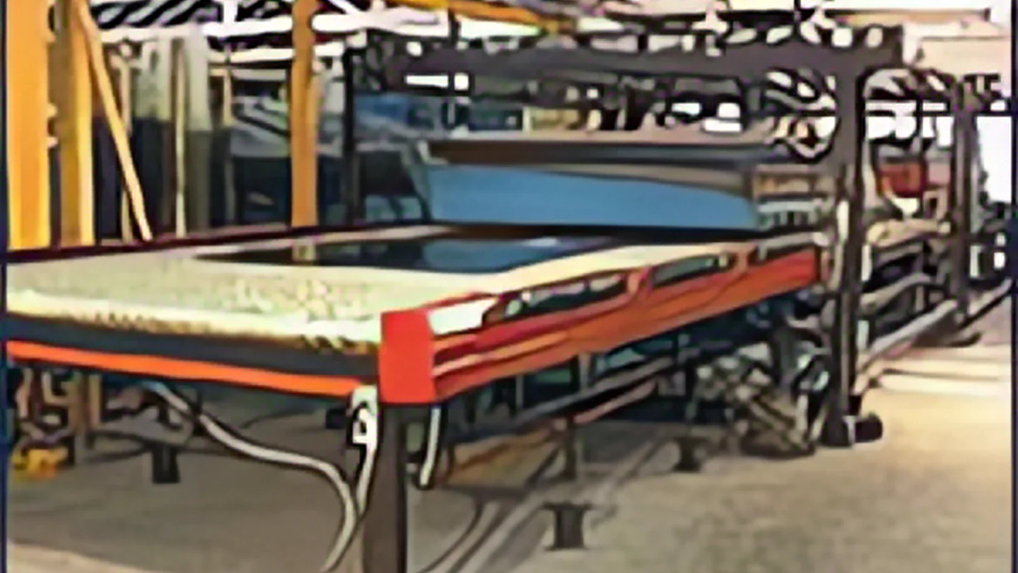 Forno horizontal para processo de têmpera de vidro